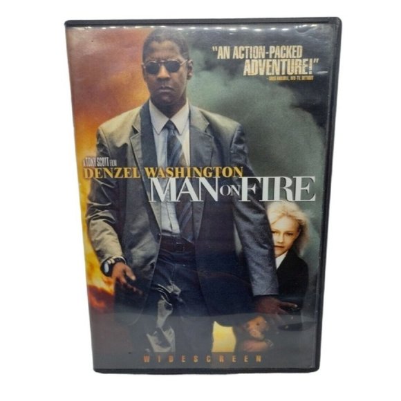 Man on Fire Action Adventure Thriller DVD Movie 2004 Denzel Washington Rated R - Picture 1 of 5